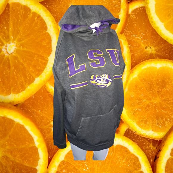 Colosseum Men's Black LSU Tigers Arch & Logo 3.0 Pullover Hoodie Size‎ L - Picture 7 of 7